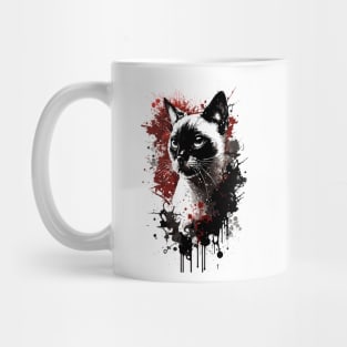 Siamese Cat Portrait Mug